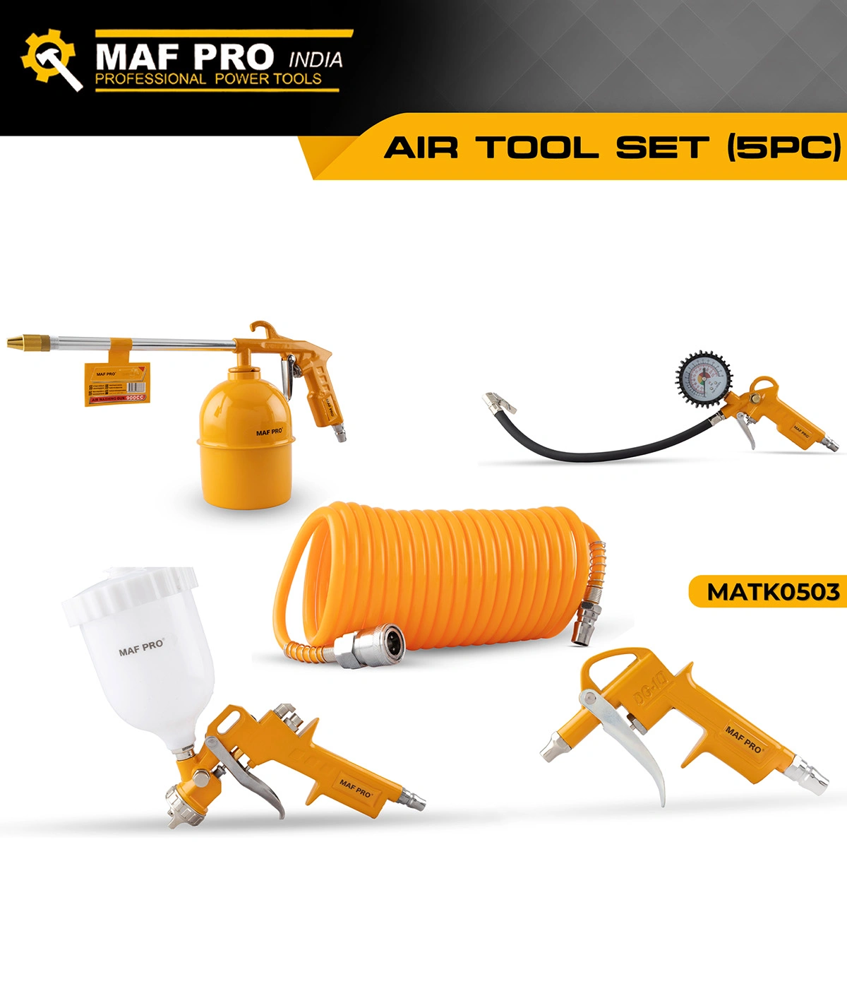 MAF PRO 5pcs Air Tool Set (MATK0503) - photo 7