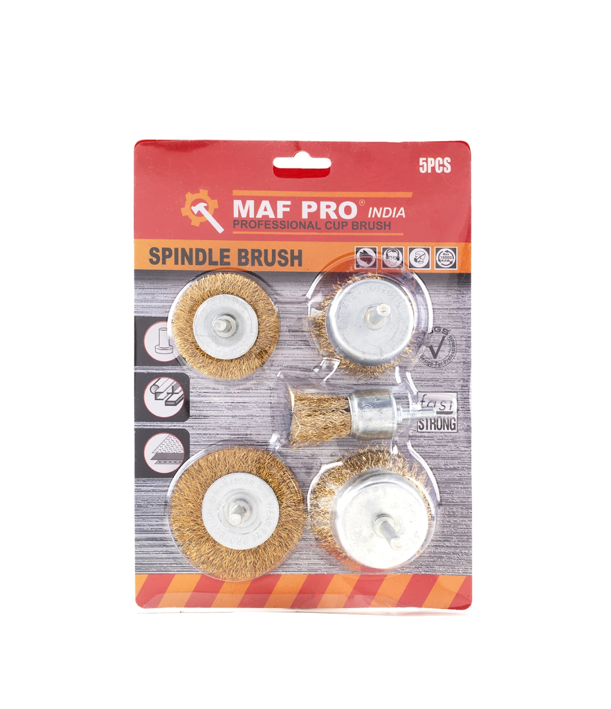 MAF PRO 5pcs Wire Brush Set - photo 2