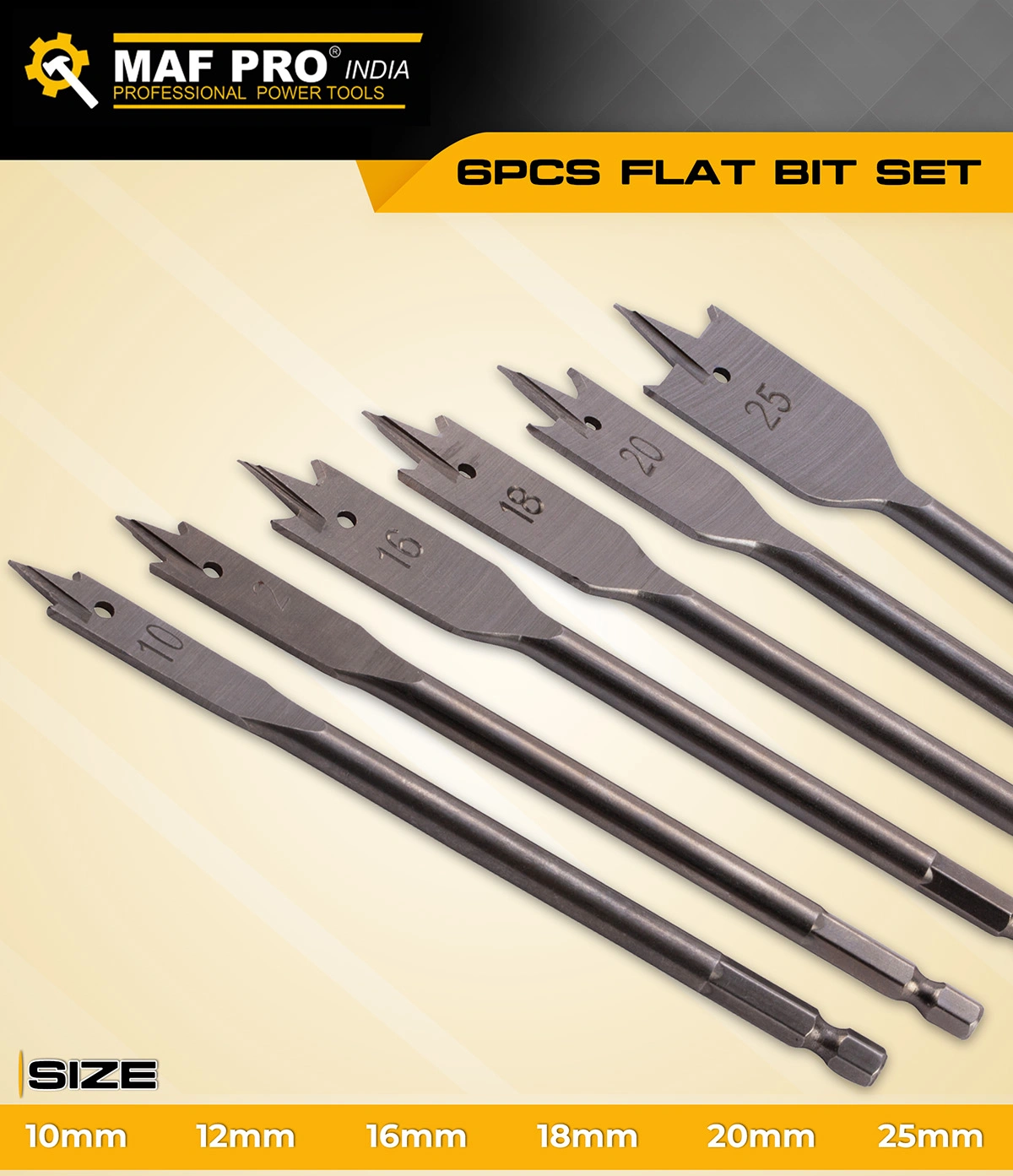 MAF PRO 6pcs Flat Bit Set - photo 4