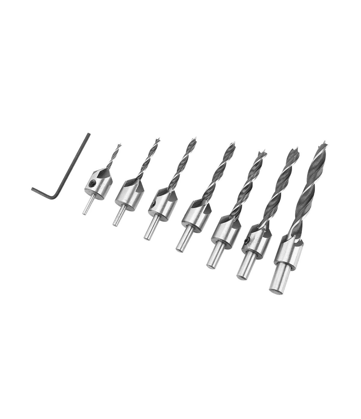 MAF PRO 7pcs Hss 5 Flute Countersink Drill Bit (MPCS-7)