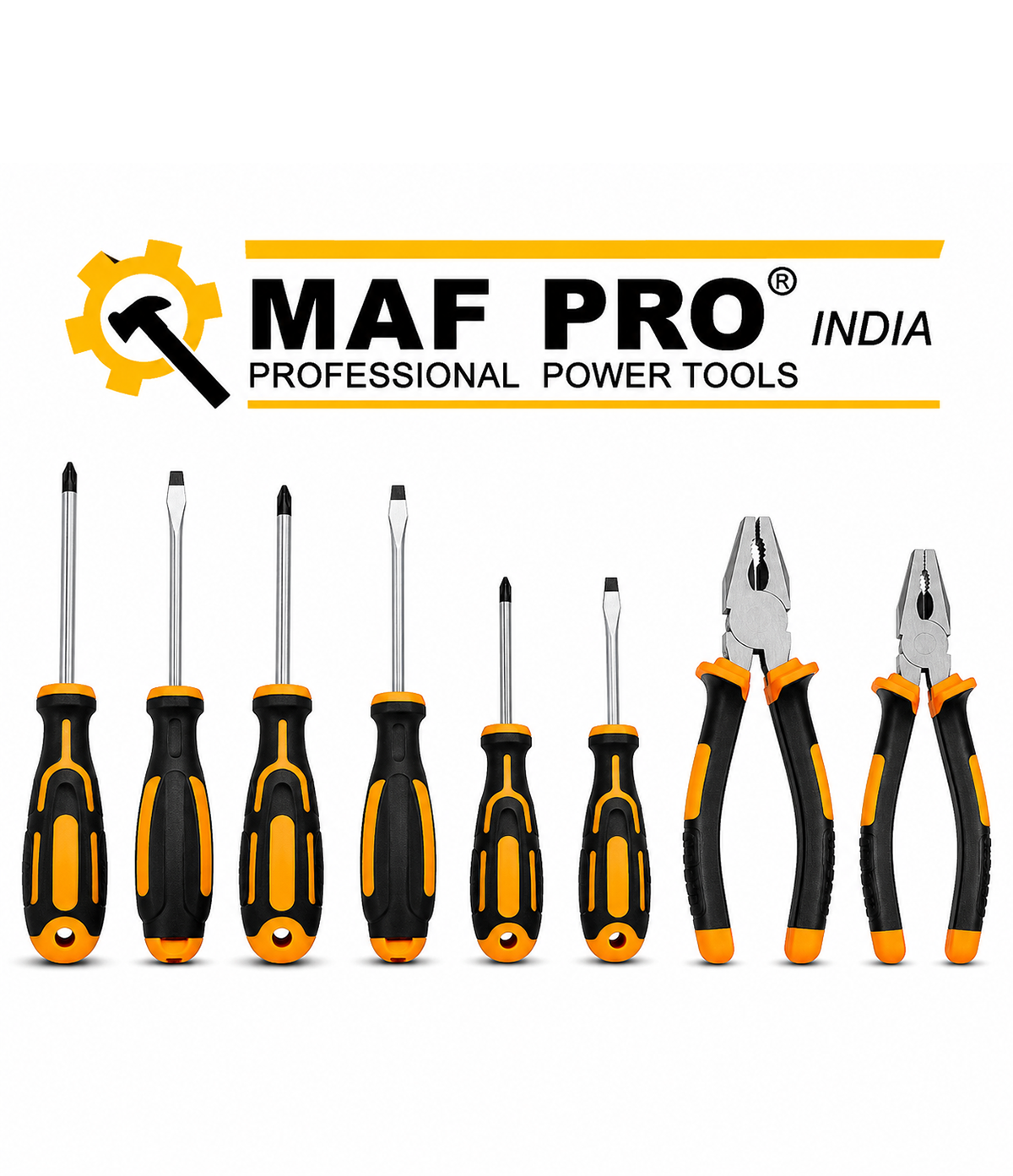 MAF PRO 8 PCS PLIERS SCREWDRIVER SET (604108)