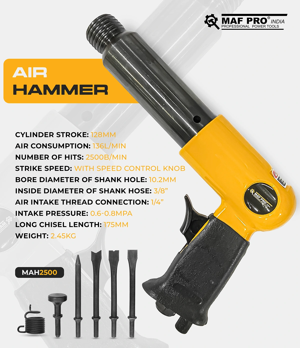 MAF PRO Air Hammer (MAH2500) - photo 3