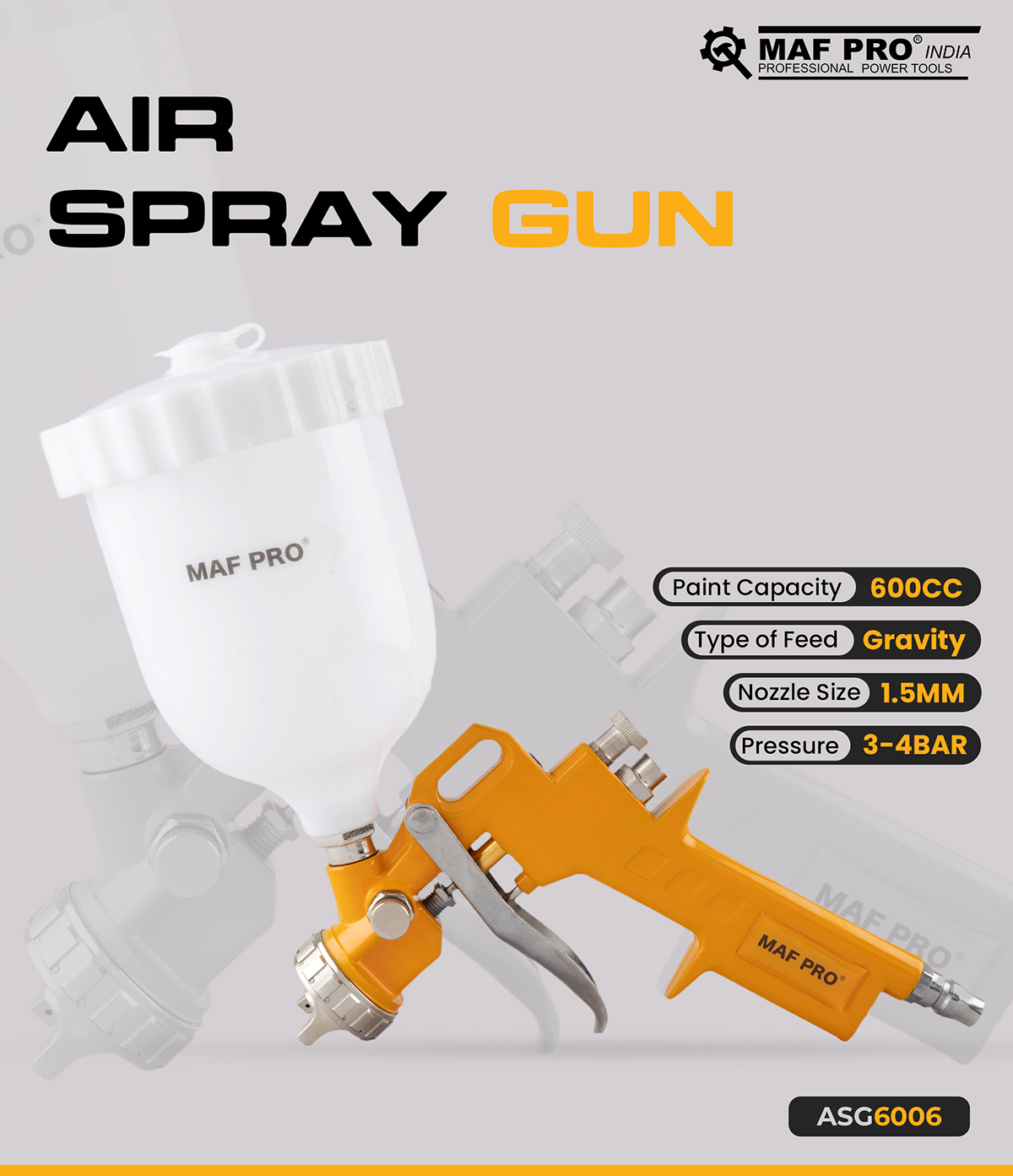 MAF PRO Air Spray Gun (ASG6006) - photo 3