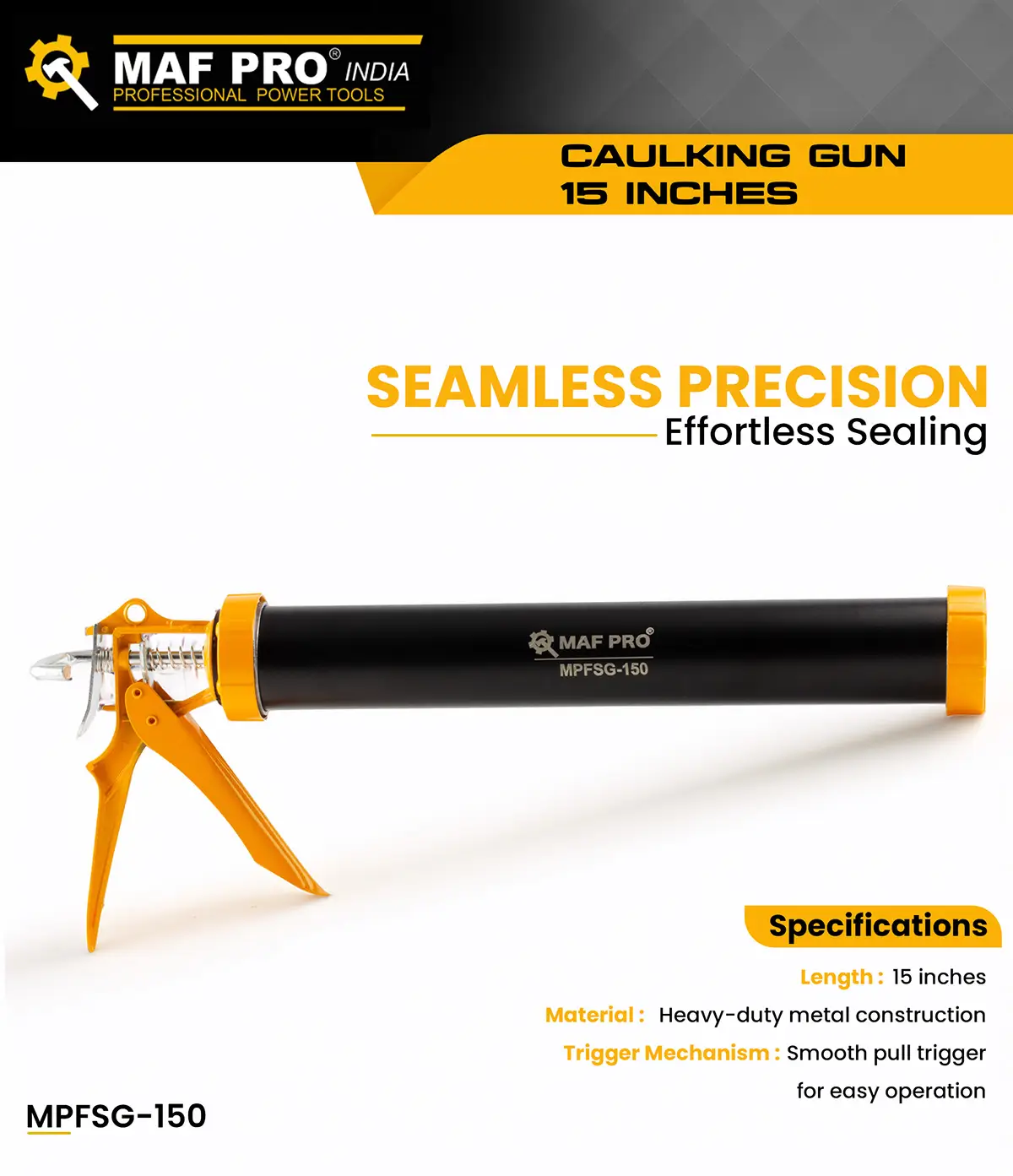 MAF PRO Caulking Gun 15 inches (MPFSG-150) - photo 3