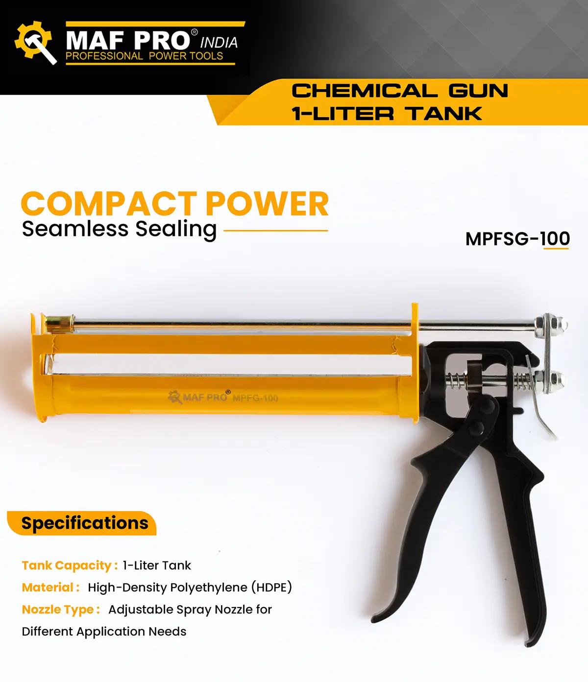 MAF PRO Chemical Gun 1-Liter Tank (MPFSG-100) - photo 4