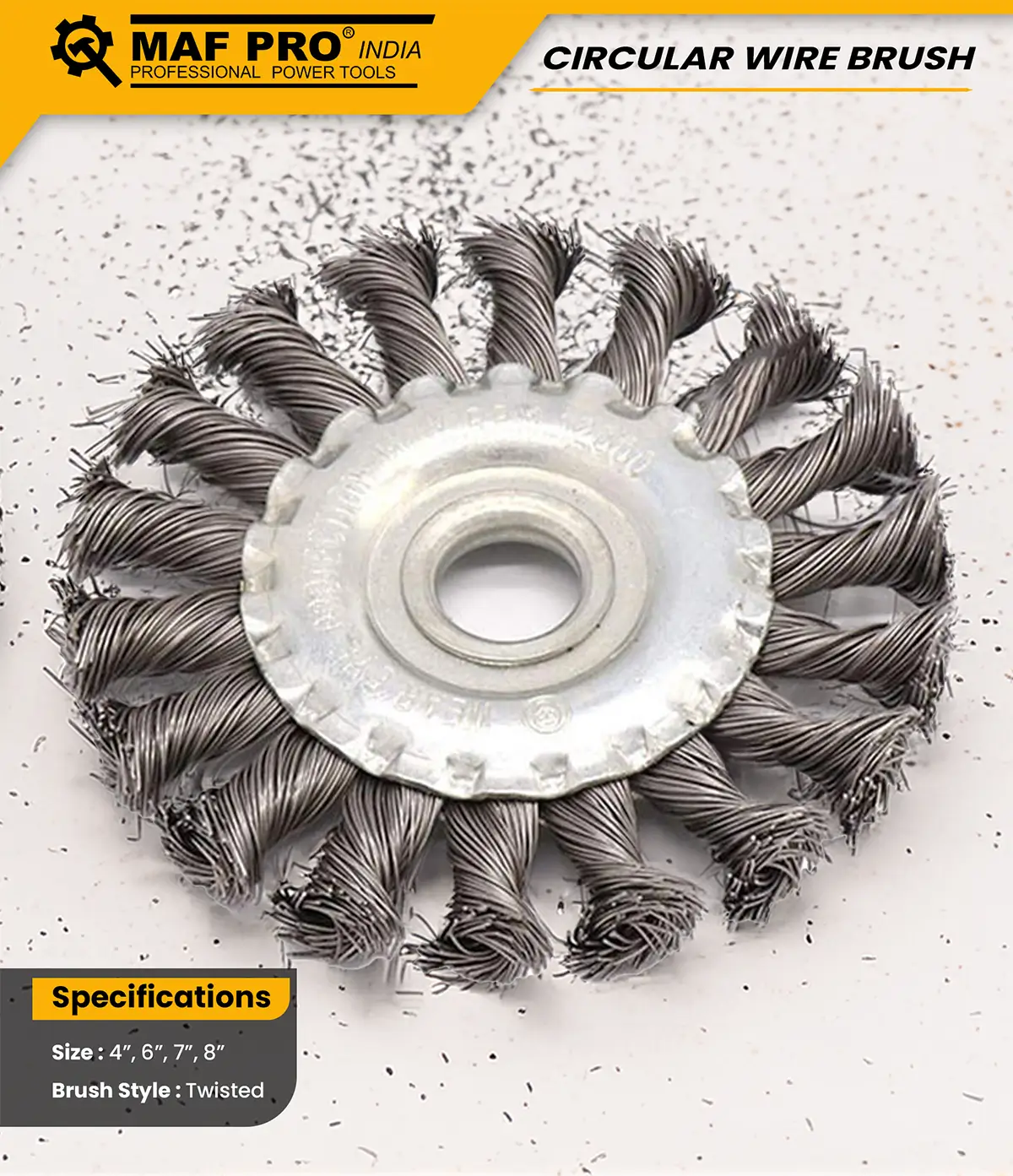 MAF PRO Circular Wire Brush (Twisted) - photo 3