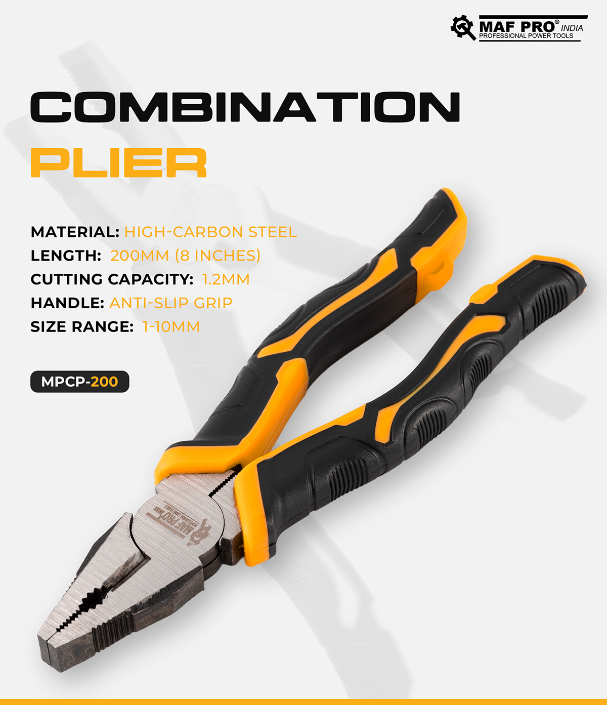 MAF PRO Combination Plier (MPCP-200) - photo 3