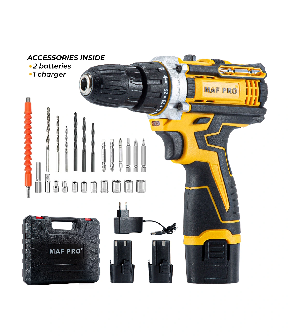MAF PRO Cordless Drill 12V (CDLI12108) - photo 5