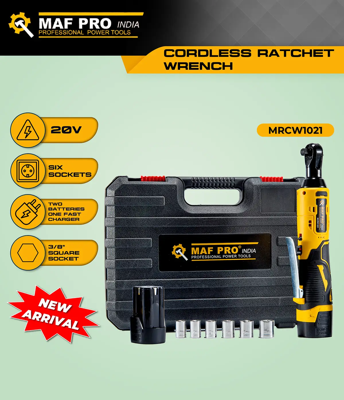 MAF PRO Cordless Ratchet Wrench (MCRW1021) - photo 4