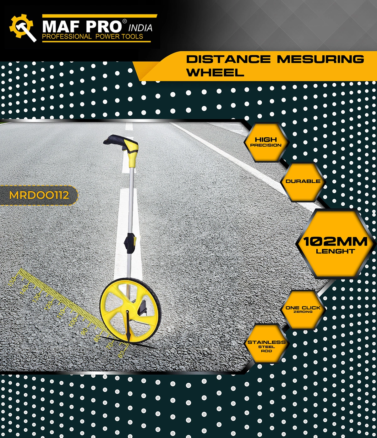 MAF PRO Distance Measuring Wheel (MRD00112) - photo 4
