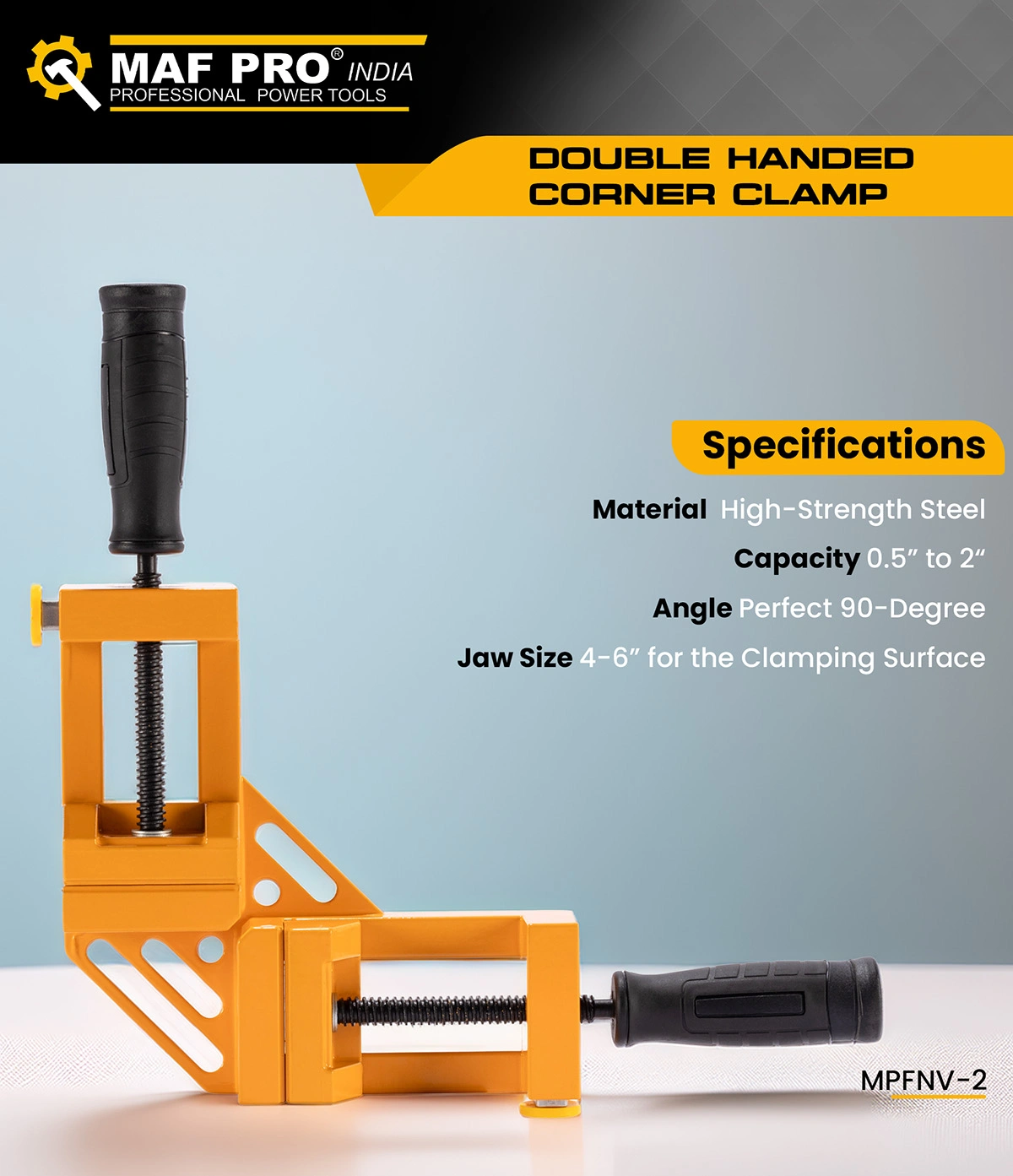 MAF PRO Double Handed Corner Clamp (MPFNV-2) - photo 4