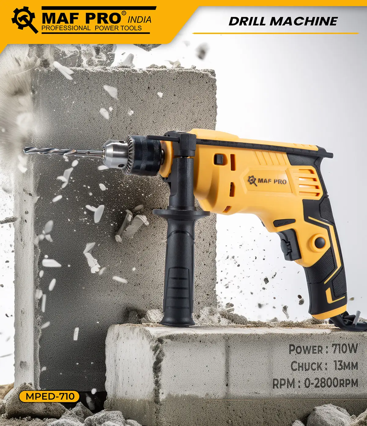 MAF PRO Drill Machine (MPED-710) - photo 3