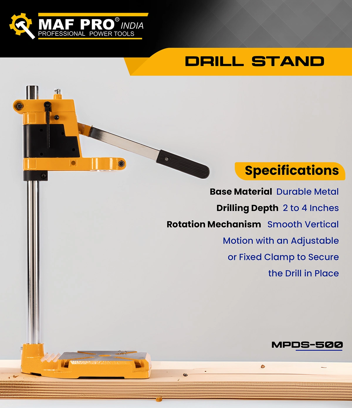 MAF PRO Drill Stand (MPDS-500) - photo 6