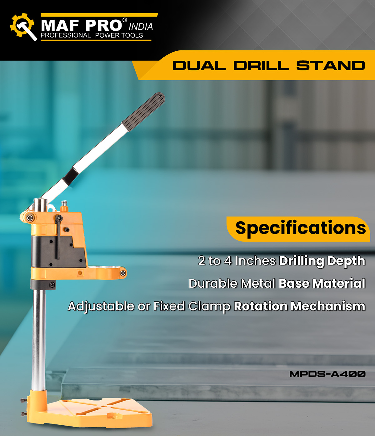 MAF PRO Drill Stand (MPDS-A400) - photo 4