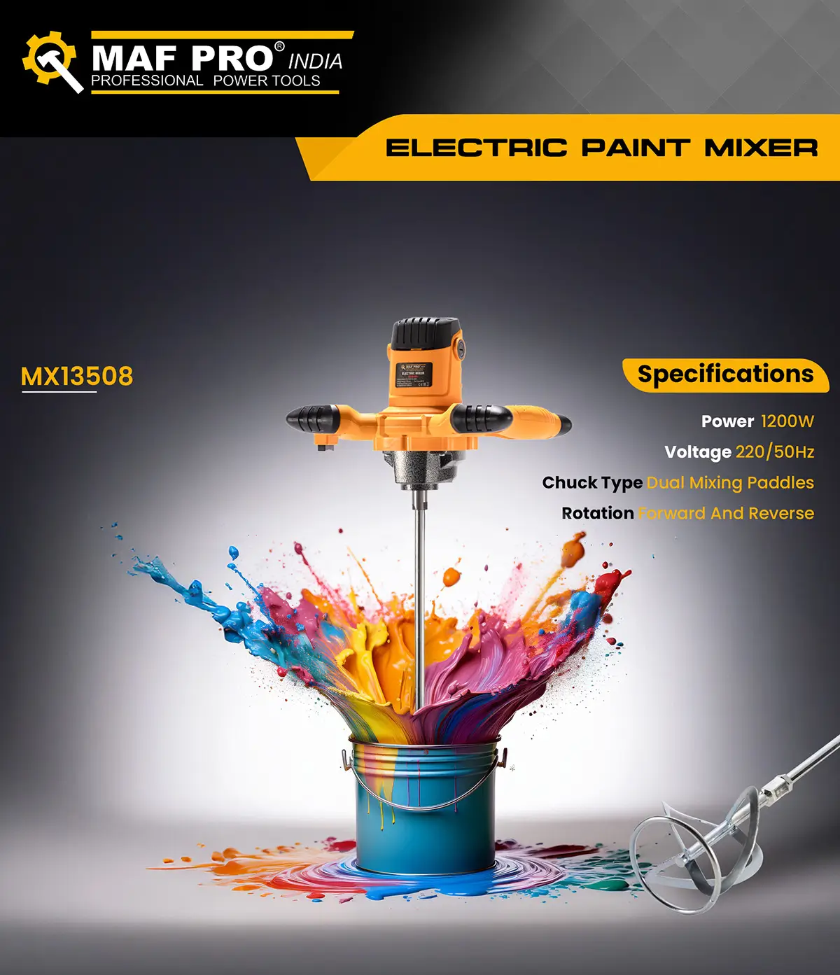 MAF PRO Electric Mixer (MX13508) - photo 3