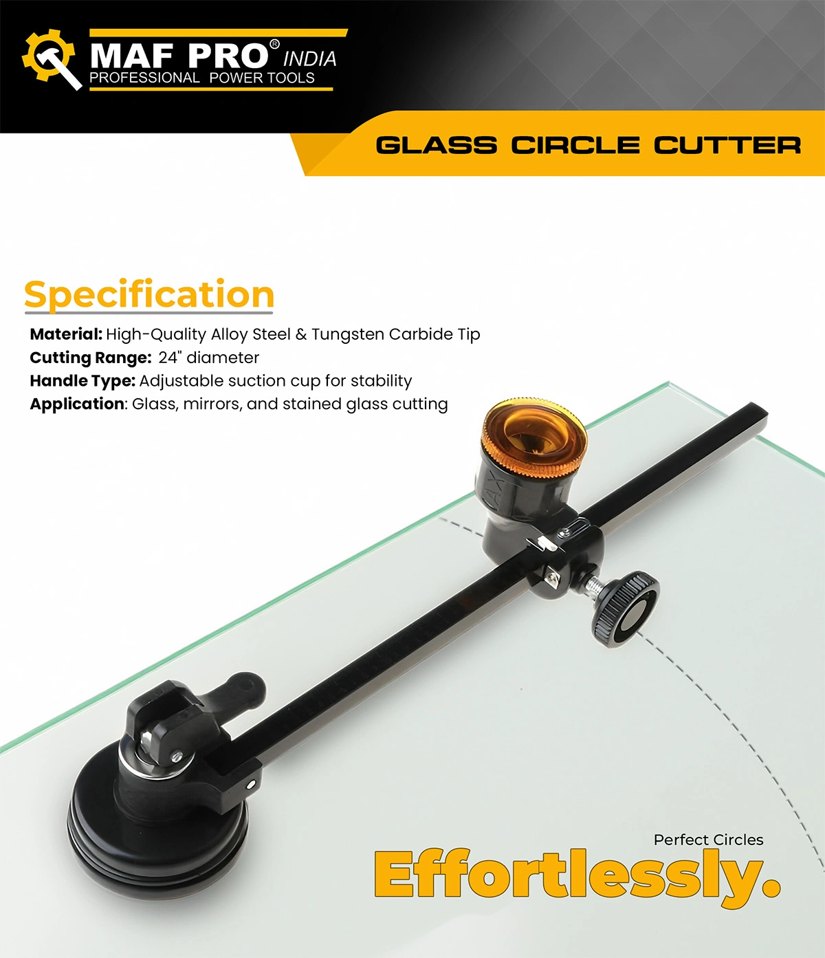 MAF PRO Glass Circle Cutter - photo 3