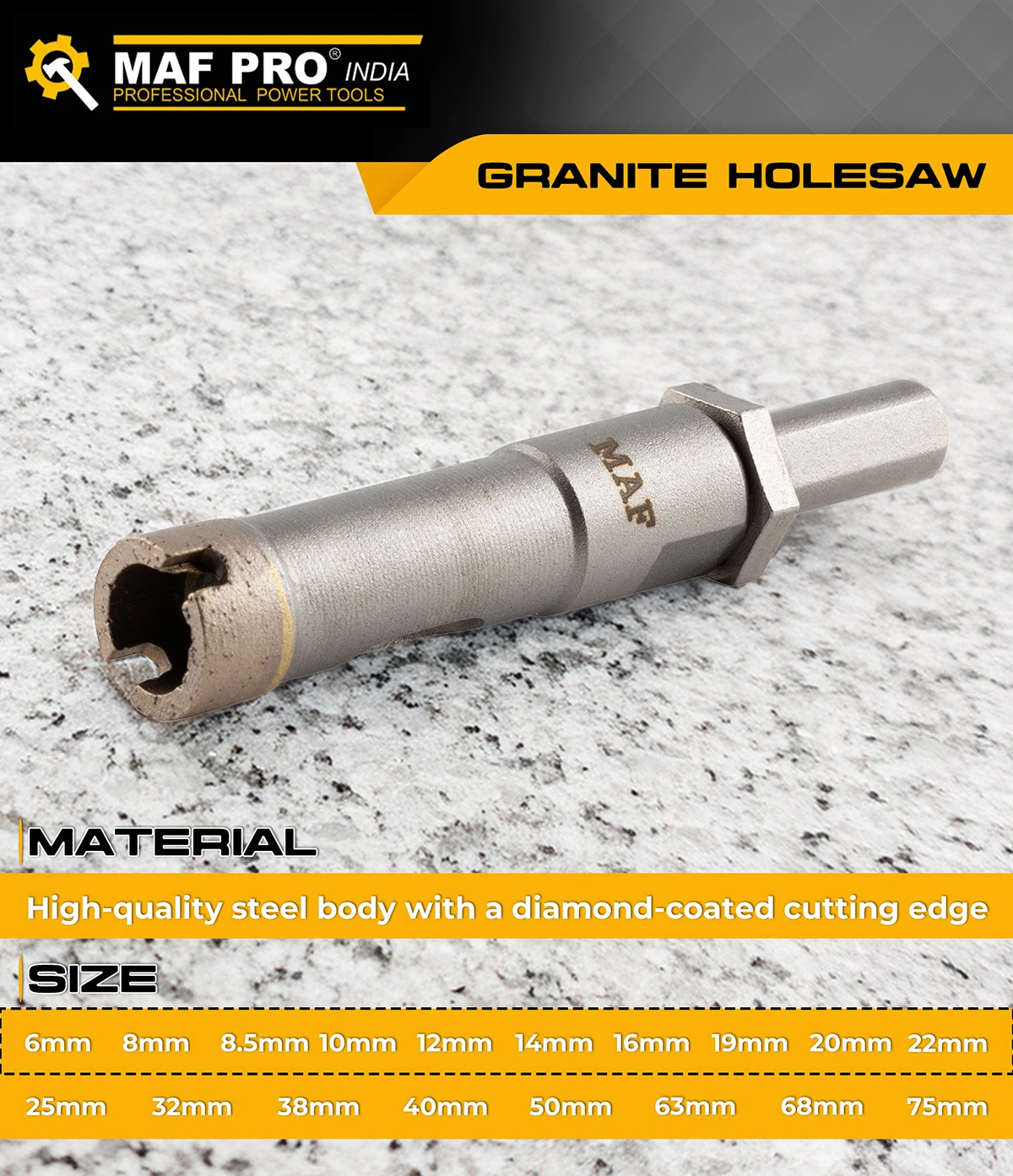 MAF PRO Granite Holesaw - photo 3