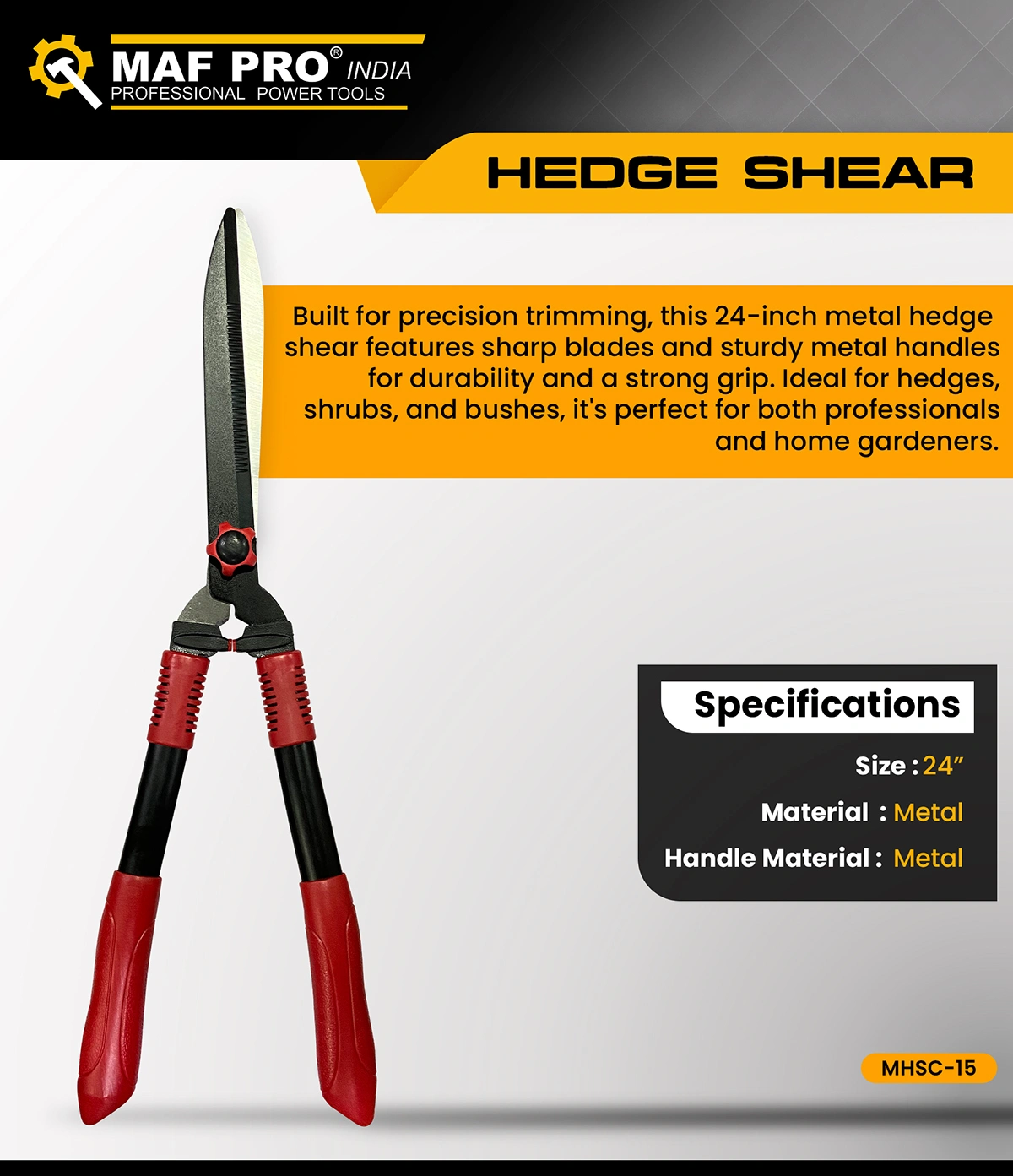 MAF PRO Hedge Shear (MHSC-15) - photo 4