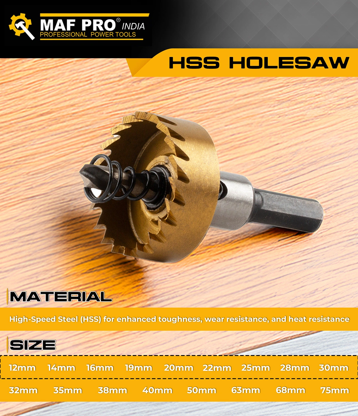 MAF PRO HSS Holesaw - photo 3