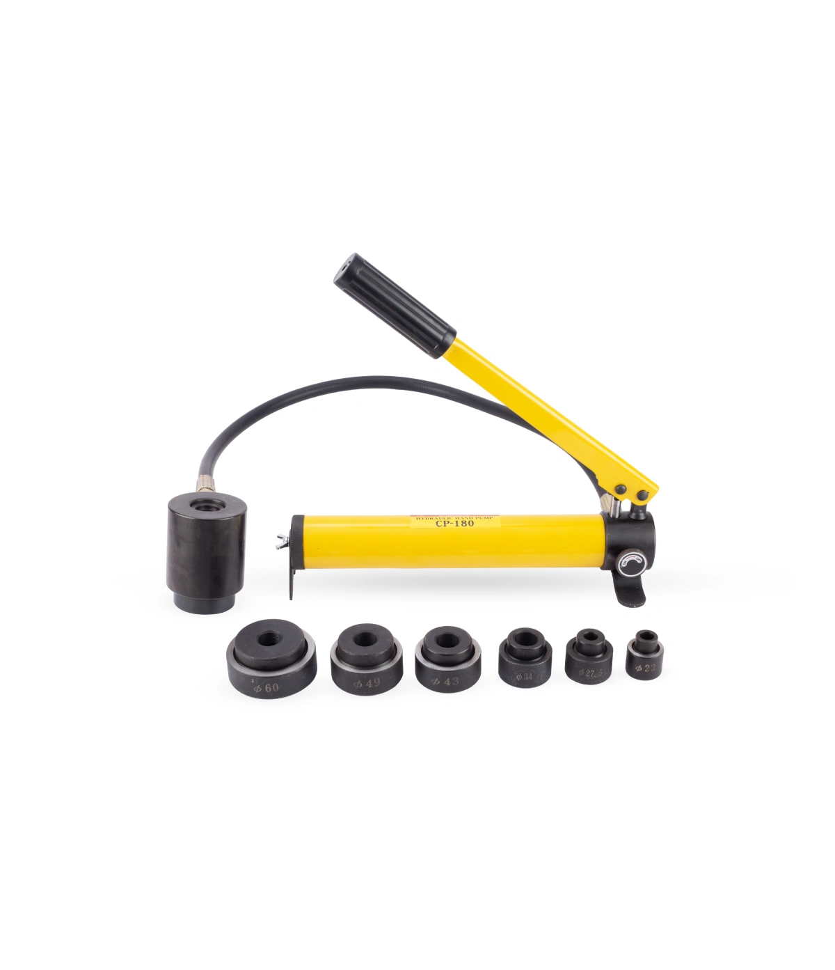 MAF PRO Hydraulic Knockout Punch Kit Tool Set (YQK-8B)