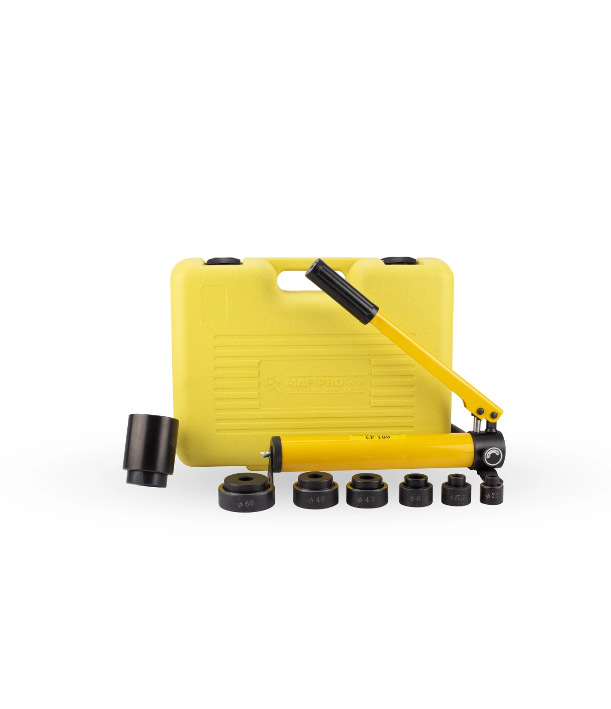 MAF PRO Hydraulic Knockout Punch Kit Tool Set (YQK-8B) - photo 2