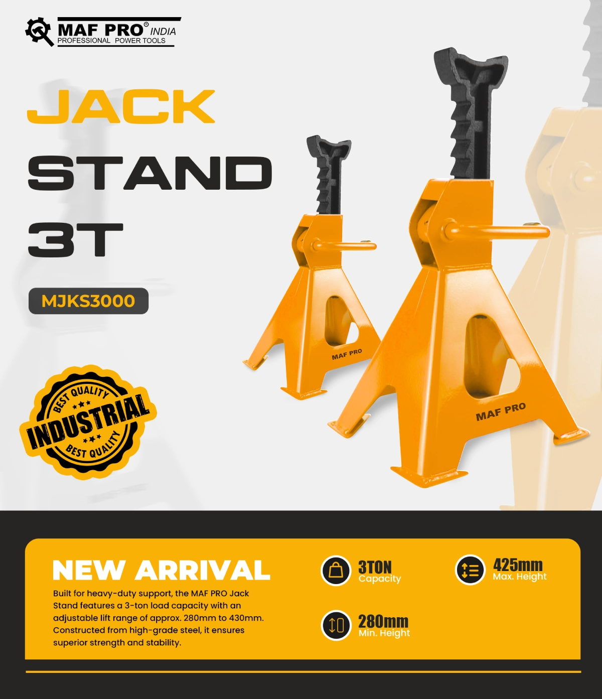 MAF PRO Jack Stand (MJKS3000) - photo 3