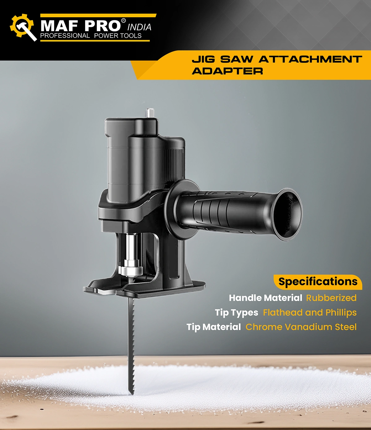 MAF PRO Jig Saw Attachment Adapter - photo 3