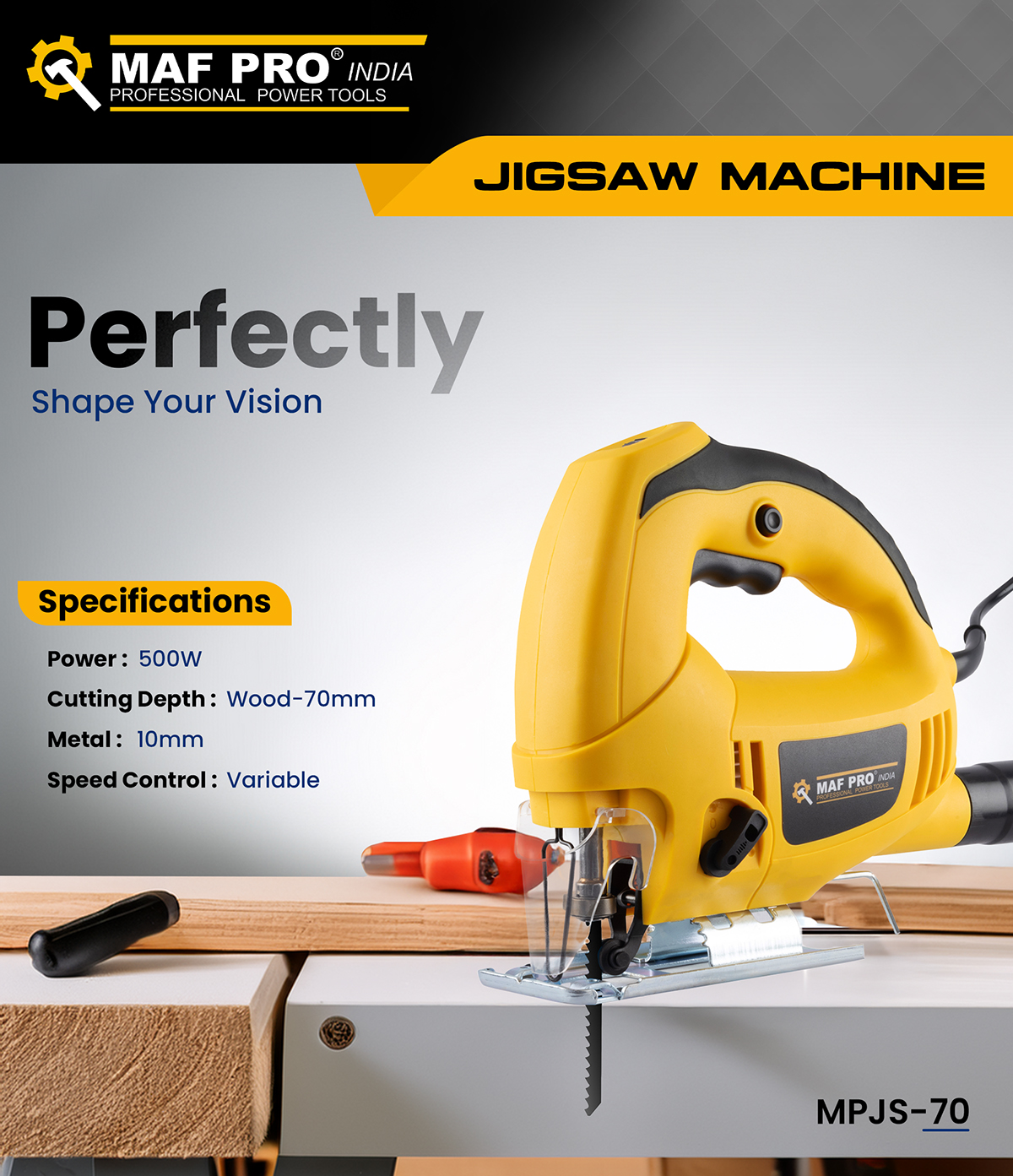 MAF PRO Jigsaw 500W (MPJS-70) - photo 4