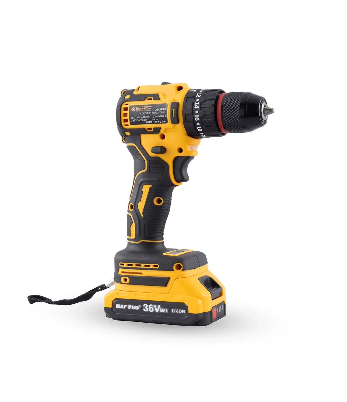 MAF PRO Lithium-ion Cordless Impact Drill (Brushless) 36V (CIDLI3600) - photo 2