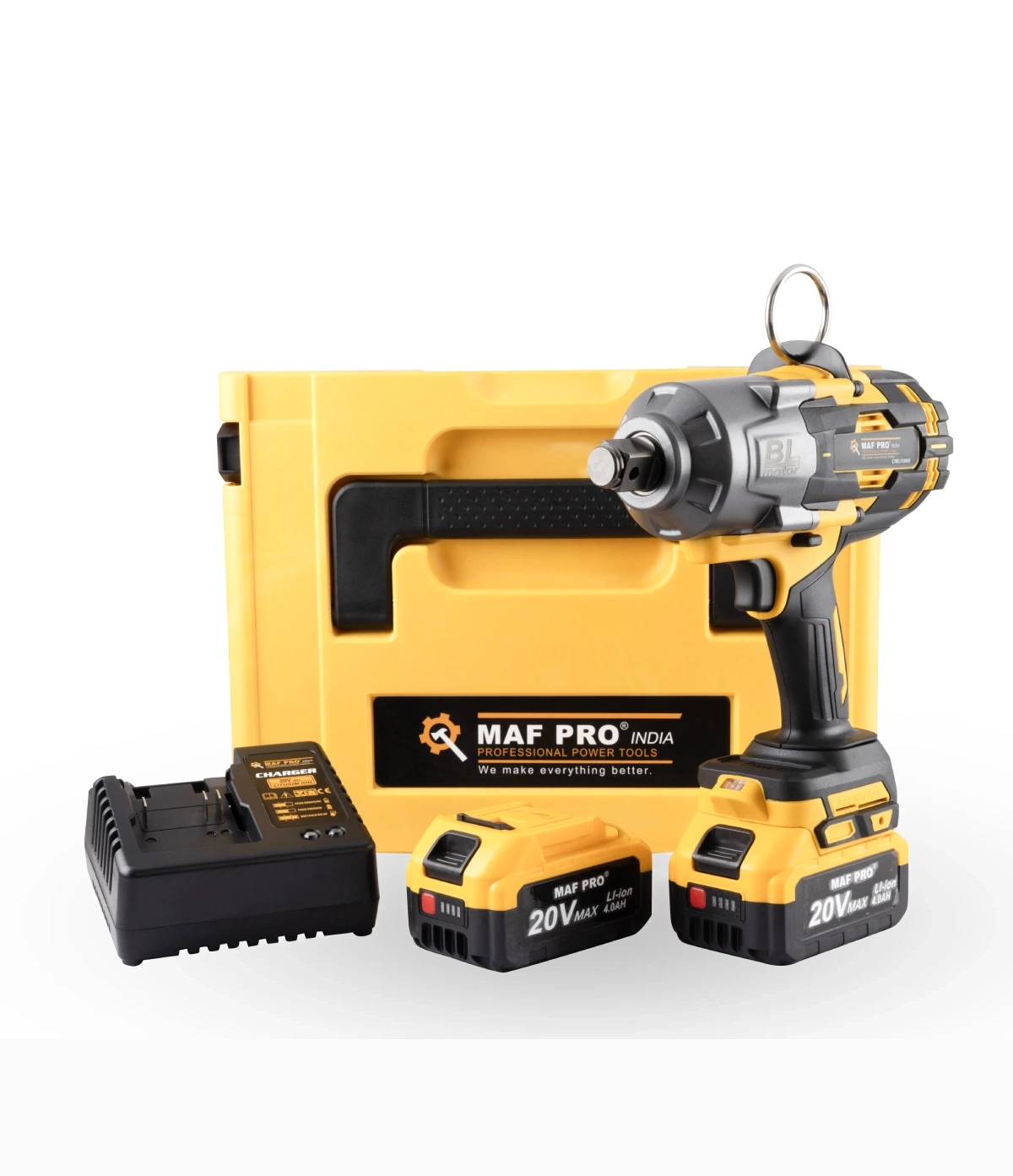 MAF PRO Lithium-ion Cordless Impact Wrench 3/4″ ( BRUSHLESS) 20V (CIWLI10008) - photo 4