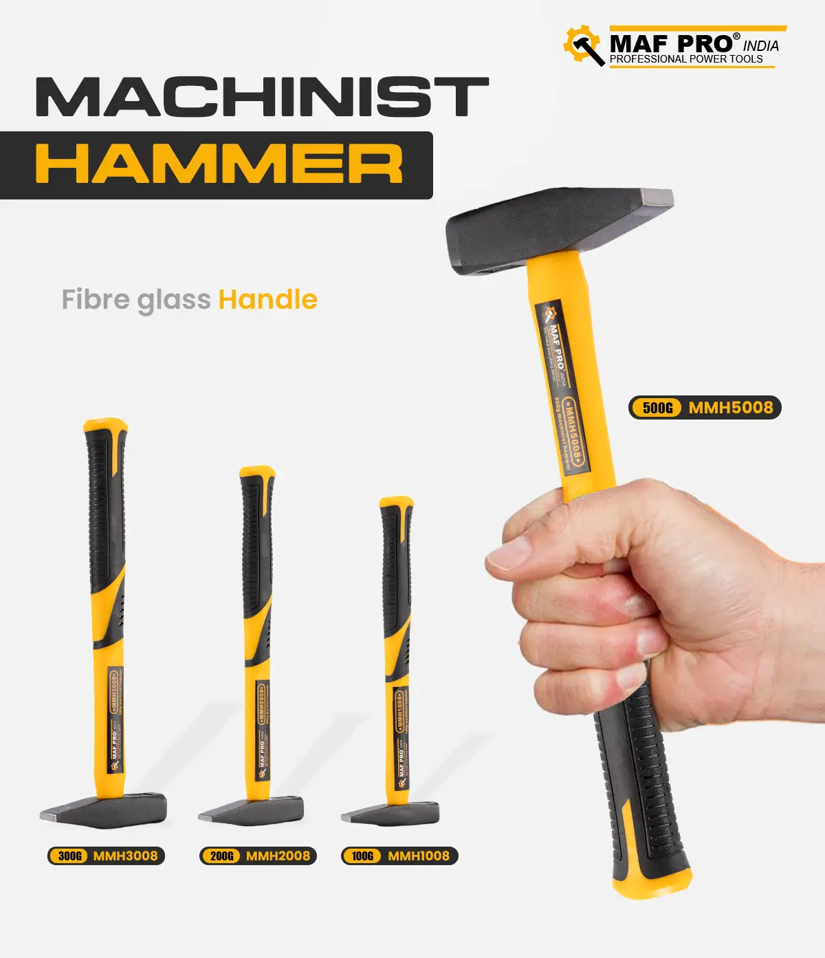 MAF PRO Machinist Hammer (MMH1008,MMH2008,MMH3008,MMH5008) - photo 6