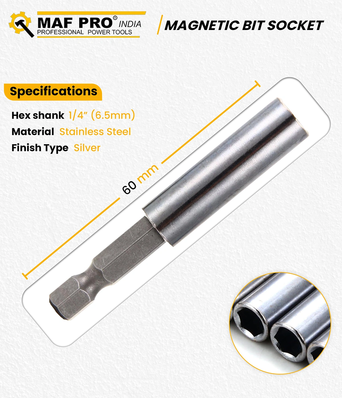 MAF PRO Magnet Bit Socket - photo 3