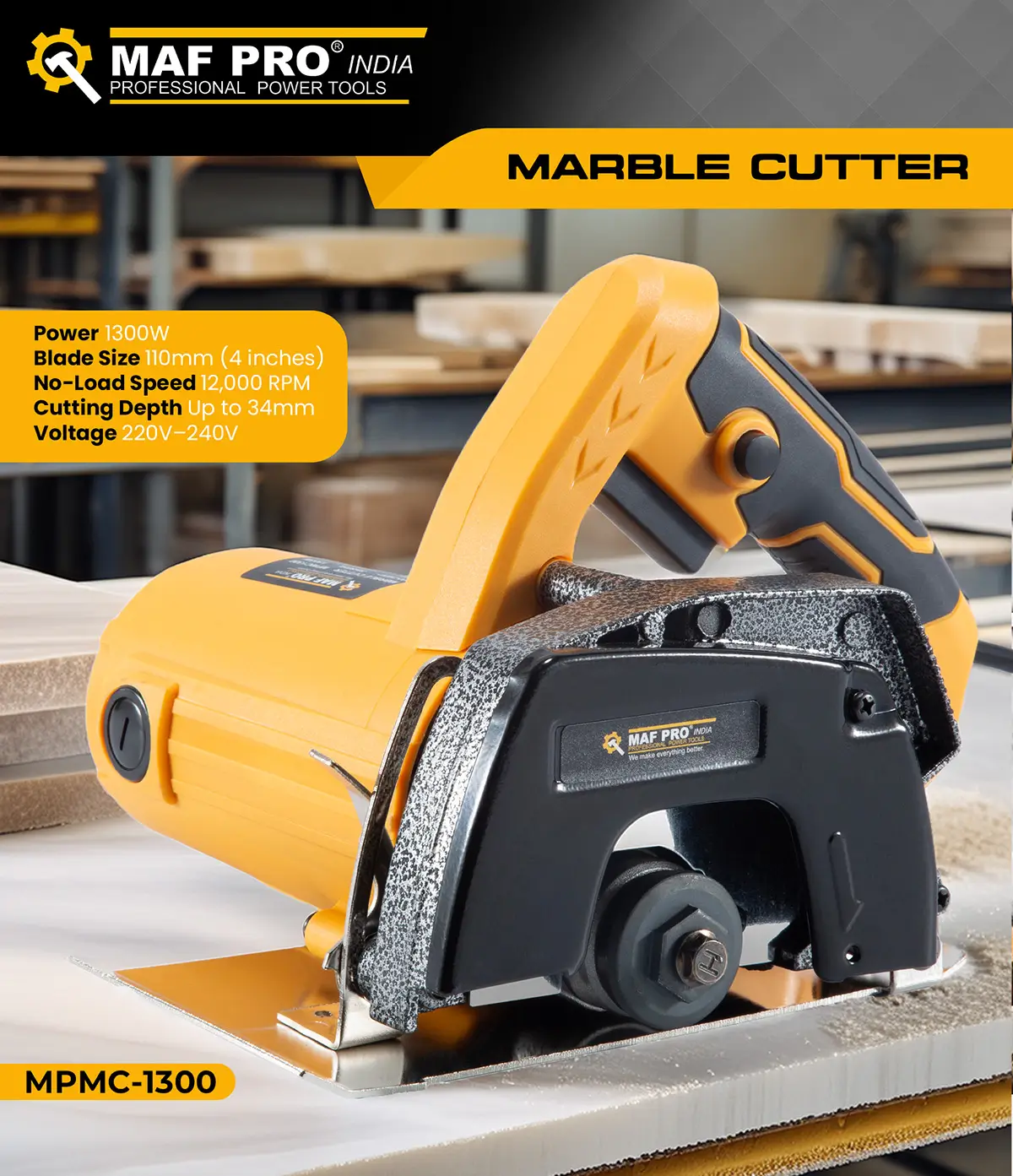 MAF PRO Marble Cutter (MPMC-1300) - photo 3