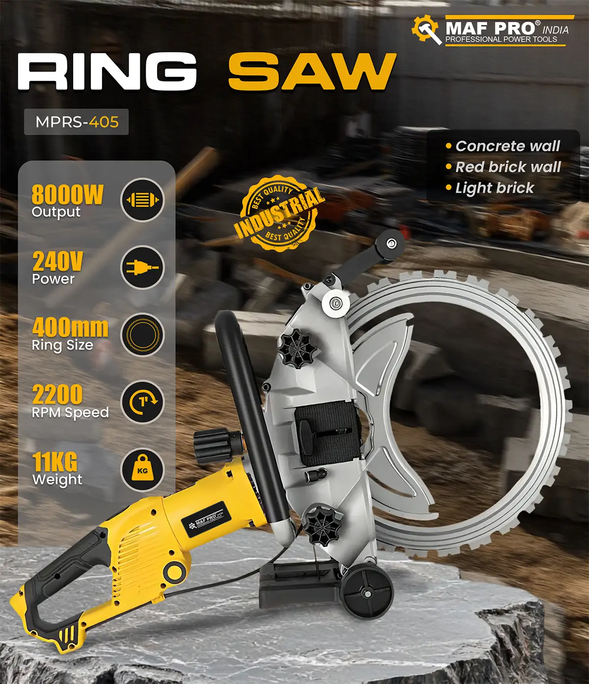 MAF PRO Ring Saw (MPRS-405) - photo 3