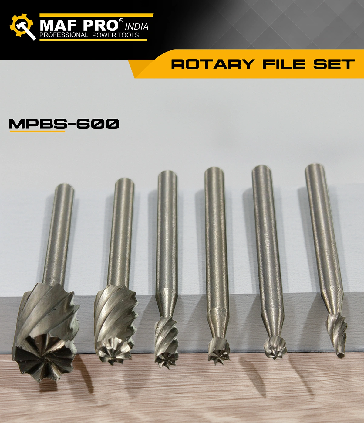 MAF PRO Rotary File Set (MPBS-600) - photo 4
