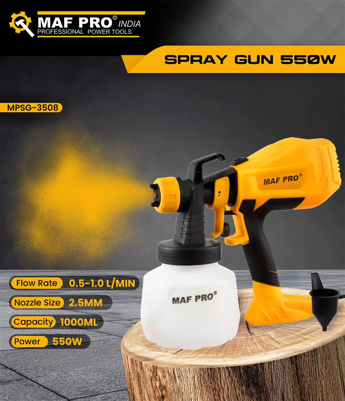 MAF PRO Spray Gun 550W (MPSG-3508) - photo 3