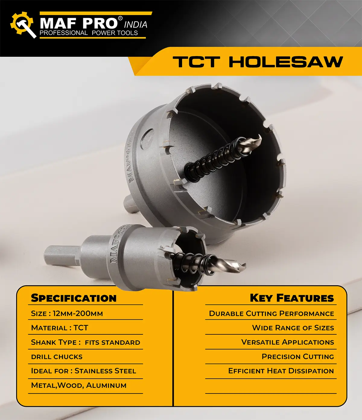 MAF PRO Tct Holesaw - photo 4