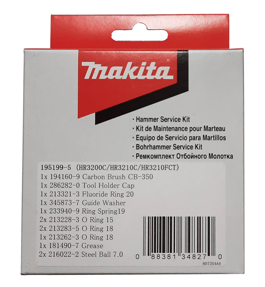 Makita 195199-5 Hammer Service Kit For Hr3200c