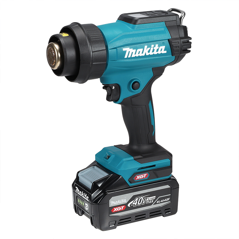 Makita HG001GM201 40V Cordless Heat Gun Kit with 2 BL4040 Batteries and DC40RA