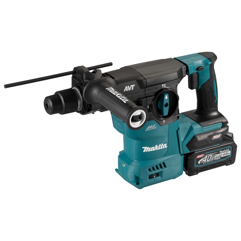 Makita HR008GM201 40V 30mm Combination Hammer Kit