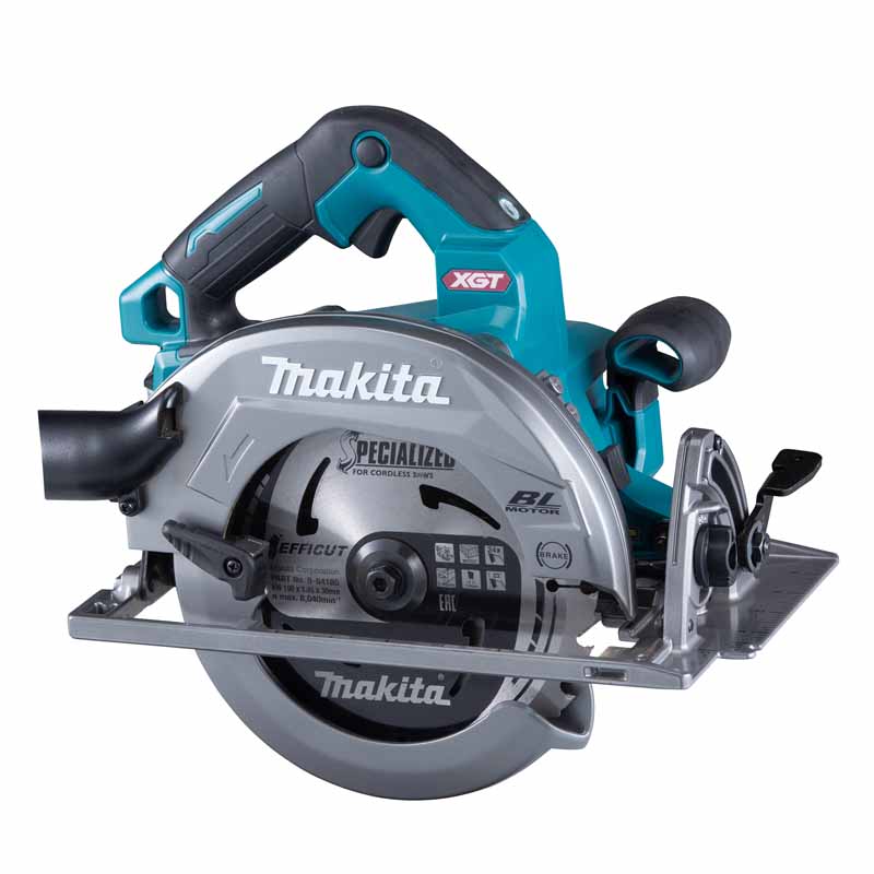 Makita HS003GM201 40V 185mm Circular Saw with 2 BL4040 Batteries and DC40RA