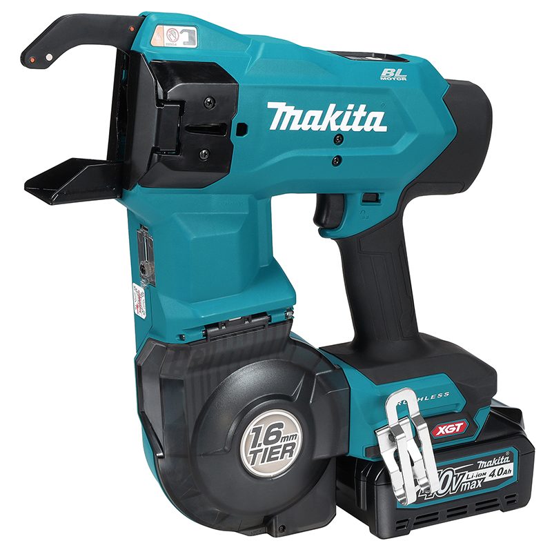 Makita TR001GM201 40V Max Rebar Tying Tool BL4040x2 DC40RA
