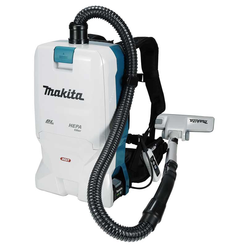 Makita VC011GL201 Backpack Vacuum Cleaner BL4080Fx2 DC40RA