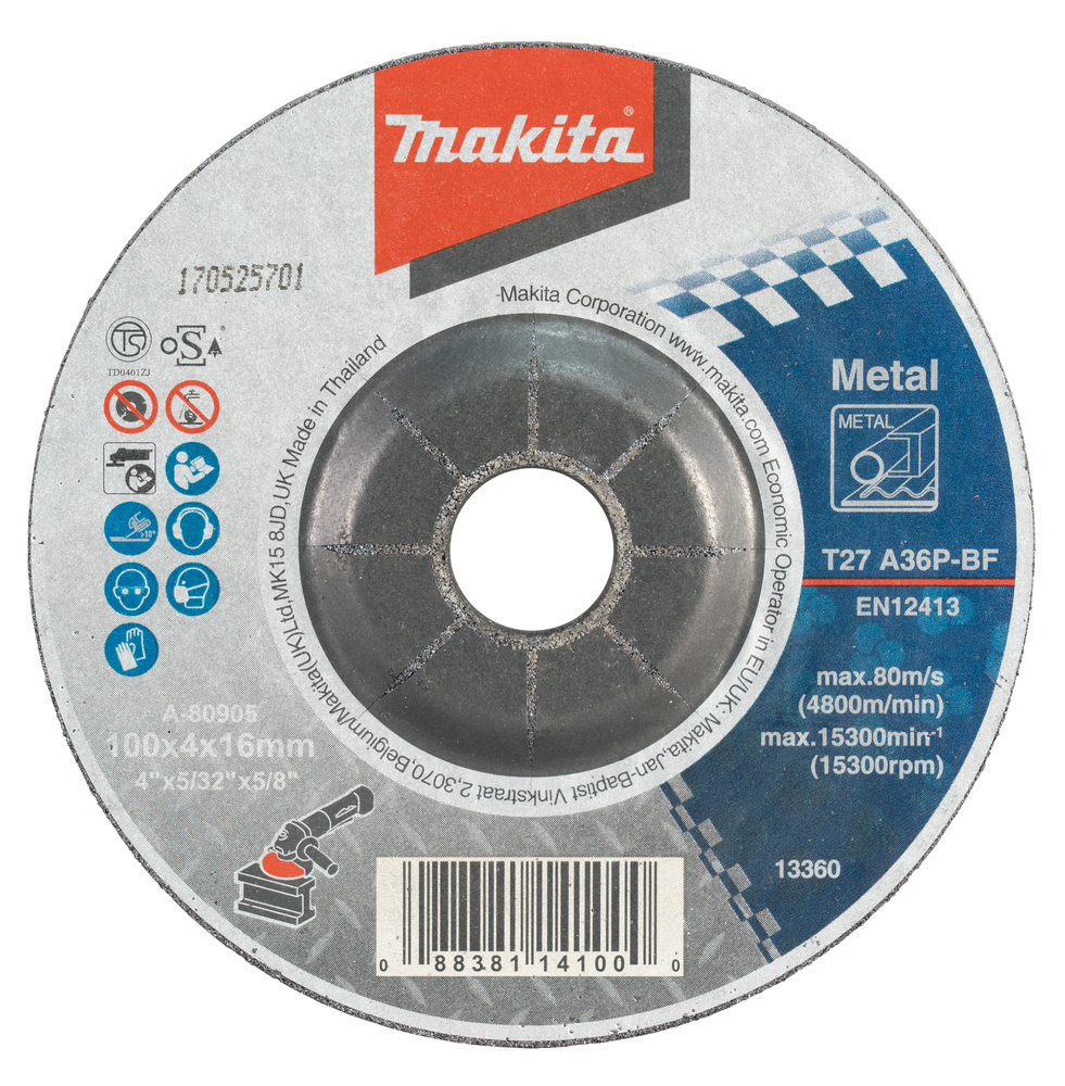 Makita A-80905 Dcgw 100x4x16 A36p - photo 3