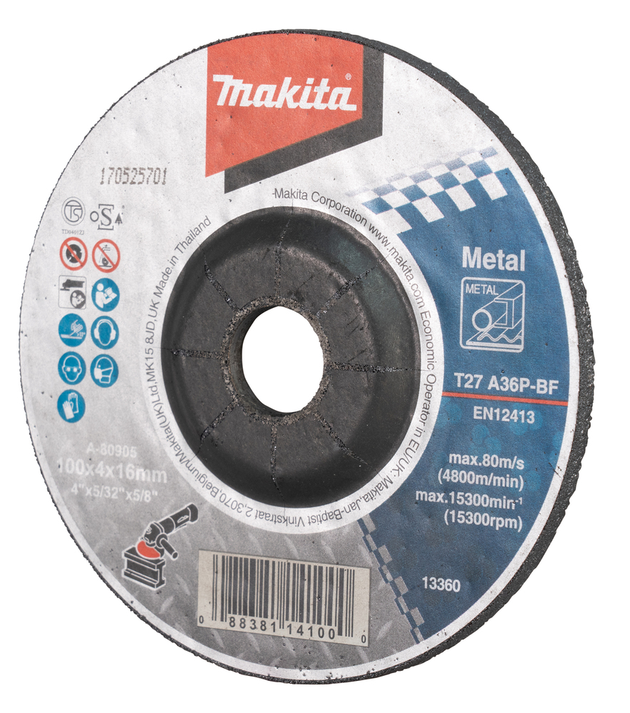 Makita A-80905 Dcgw 100x4x16 A36p