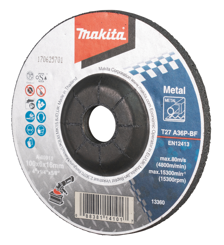 Makita A-80911 Dcgw 100x6x16 A36p
