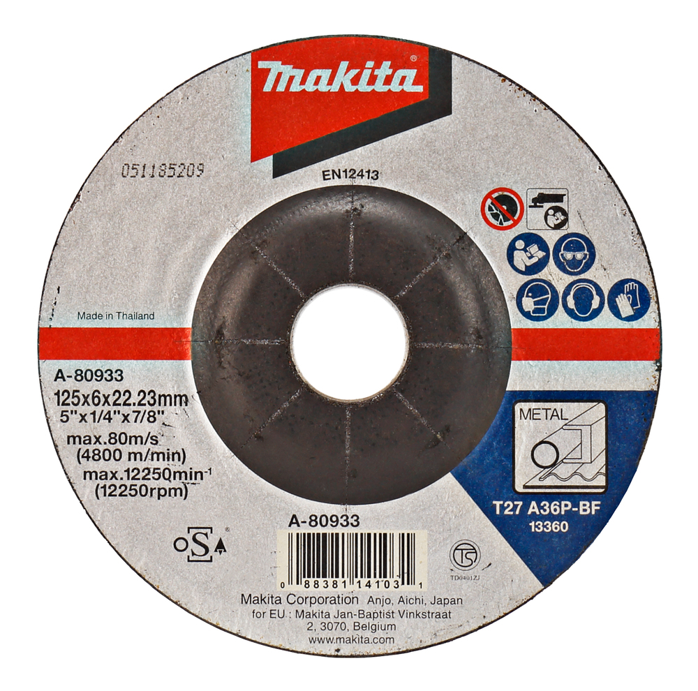 Makita A-80933 Dcgw 125x6x22 A36p - photo 3