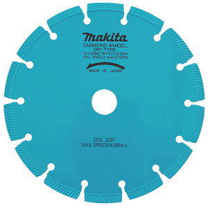 Makita A-83842 Diamond Wheel 180mm Seg Wave Standard Dr