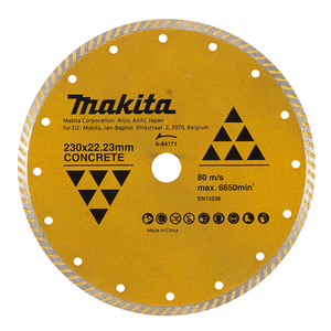 Makita A-84171 Diamond Wheel 230mm Corrug Eco Dry
