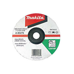 Makita A-85276 Cut-Off Wheel (Off Set) 180x3x22 C30t Fo